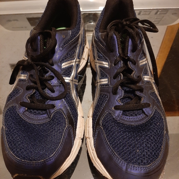 Navy Asics Gel-Excite 2 Sneakers - Picture 2 of 8